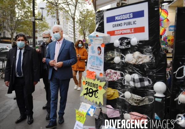 Alain Griset rencontre des commerçants de proximité