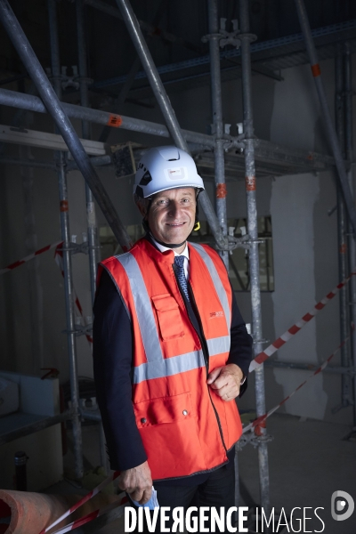 Elisabeth Borne, ministre du Travail,  Laurent  Pietraszewski, visite groupe Rougnon à Saint Denis