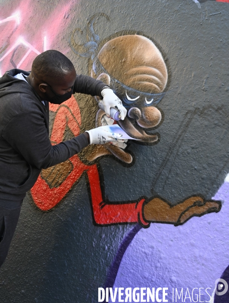 Street artiste : Berthet One.