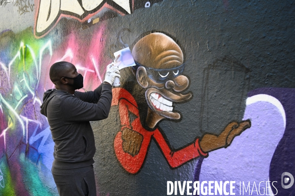 Street artiste : Berthet One.