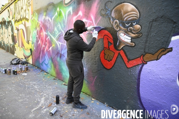 Street artiste : Berthet One.