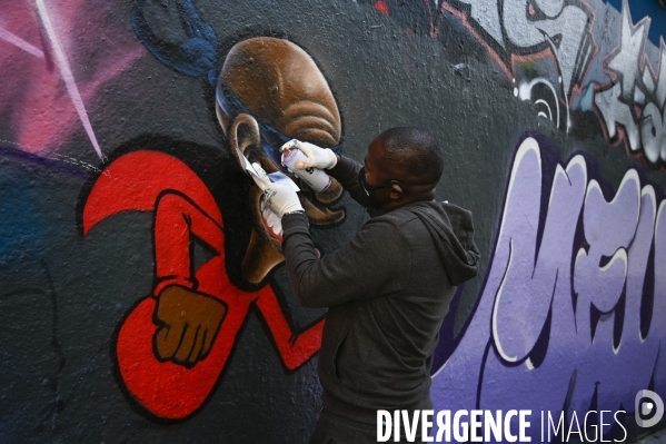 Street artiste : Berthet One.