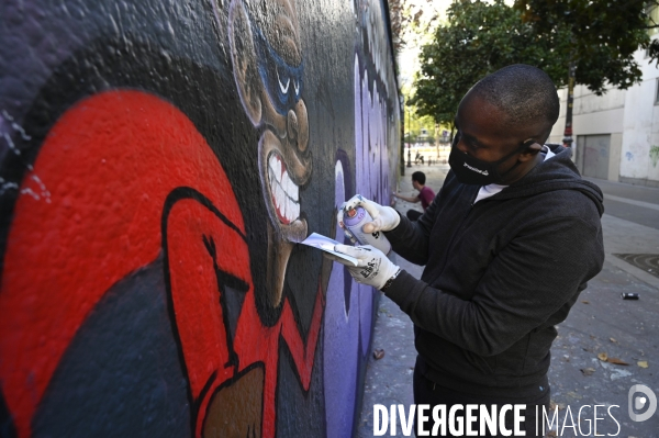 Street artiste : Berthet One.