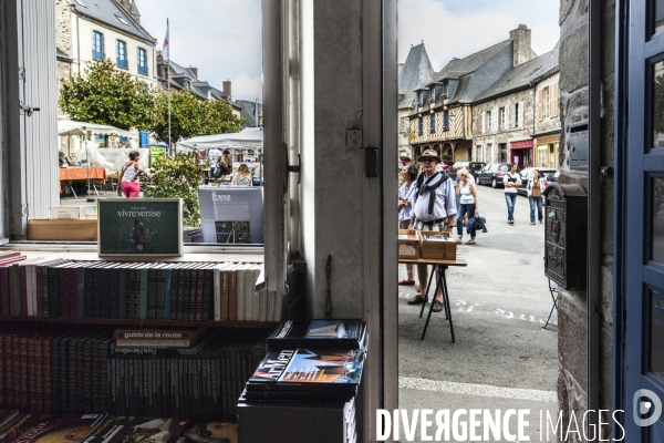 Bécherel, la 1ère Cité du livre en France et la 3ème en Europe.