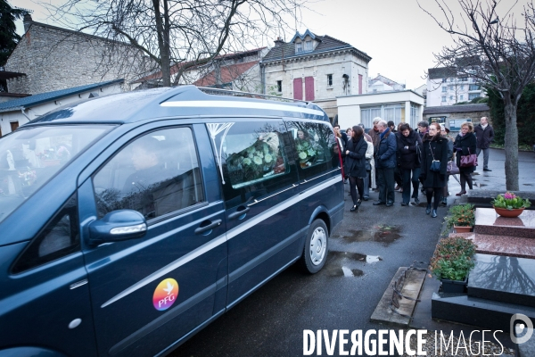 Cimetière et enterrement en banlieue parisienne