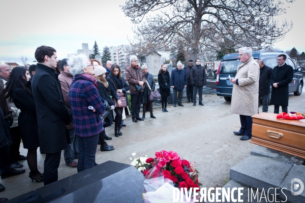 Cimetière et enterrement en banlieue parisienne