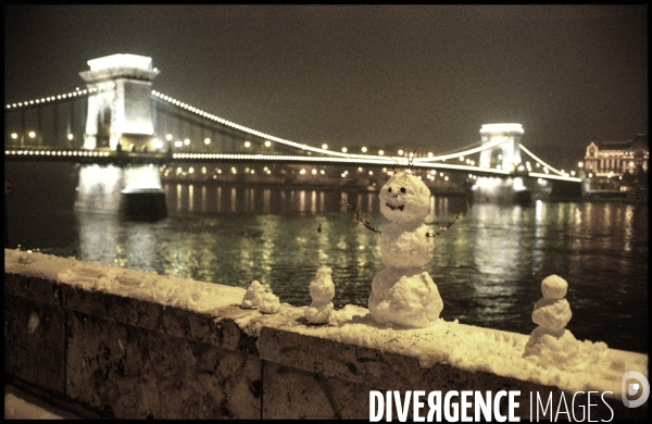 Budapest Hungary, the chains bridge