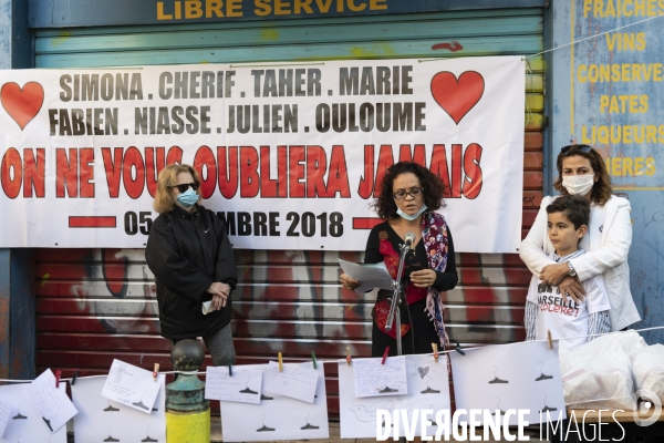 Drame de la Rue d Aubagne, jour d hommage 2 ans après.