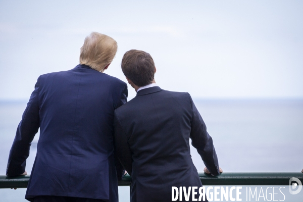 Trump et Macron commémorent le D-DAY à Colleville-sur-Mer