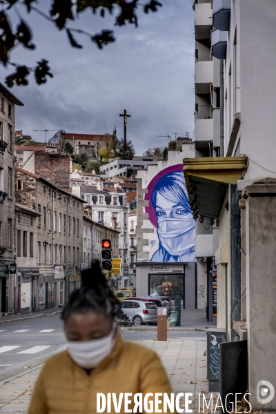 Saint-Etienne, commune de France la plus touchée par le Covid-19.