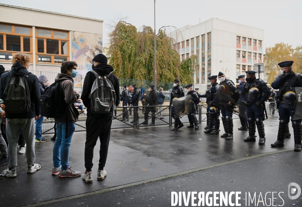 Blocage lycéen pour dénoncer les conditions sanitaires