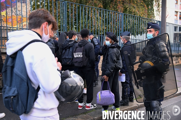 Blocage lycéen pour dénoncer les conditions sanitaires