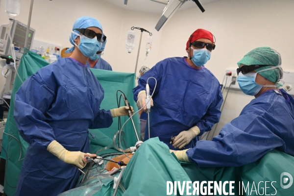 Chirurgie de l endométriose -  Au centre d Endométriose de la clinique TIVOLI DUCOS  de Bordeaux , dirigé par le professeur Horace ROMAN