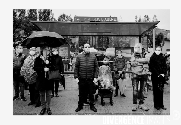 Marche blanche en hommage a la memoire de samuel paty