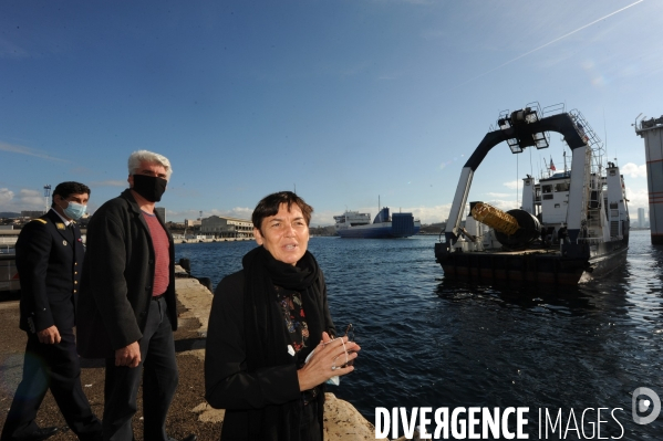 Annick GIRARDIN, ministre de la Merà Marseille le vendredi 13 novembre 2020