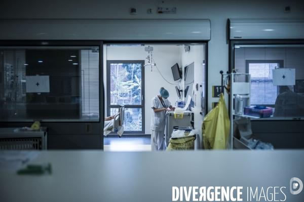 Service réanimation du Centre Hospitalier d Argenteuil.