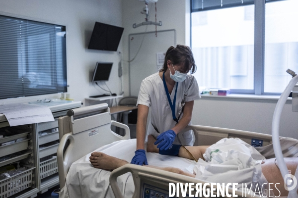 Service réanimation du Centre Hospitalier d Argenteuil.