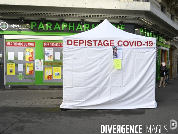 Dépistage Covid-19. The Covid-19 Coronavirus.