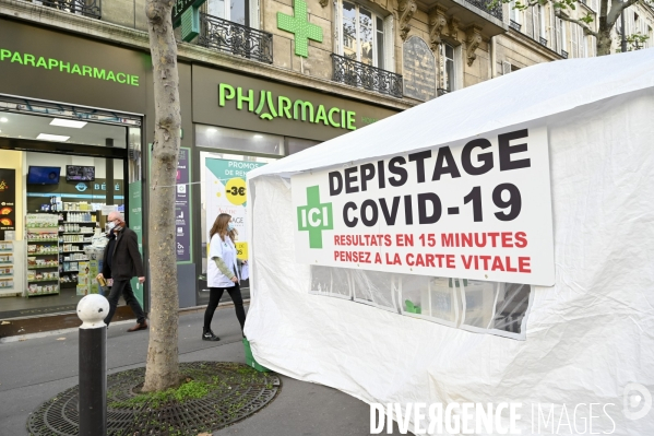 Dépistage Covid-19. The Covid-19 Coronavirus.