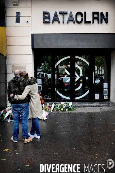 Devant le Bataclan le 13 novembre 2020