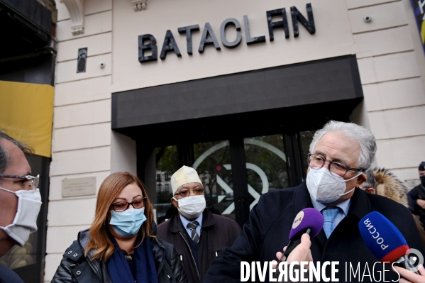 Devant le Bataclan le 13 novembre 2020