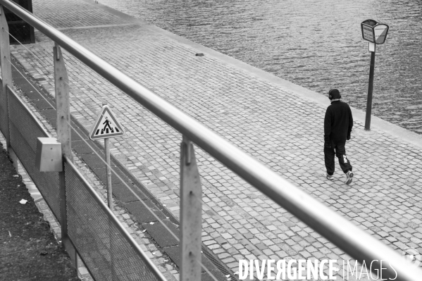 Parc de La Villette. Second confinement.