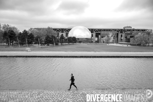 Parc de La Villette. Second confinement.