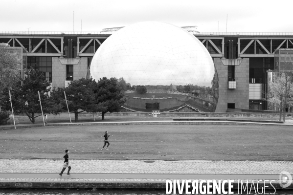 Parc de La Villette. Second confinement.