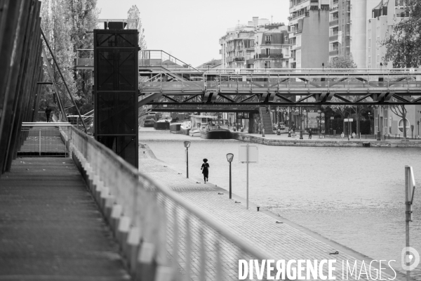 Parc de La Villette. Second confinement.