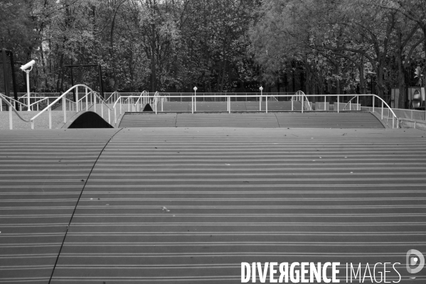 Parc de La Villette. Second confinement.