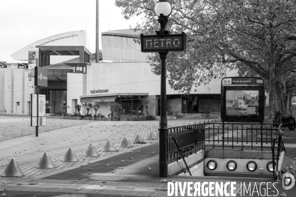 Parc de La Villette. Second confinement.