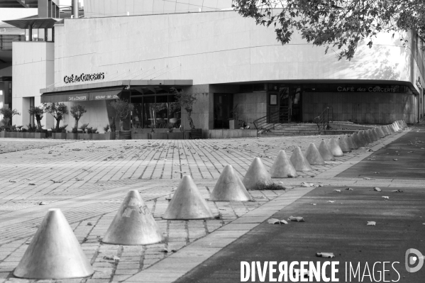 Parc de La Villette. Second confinement.