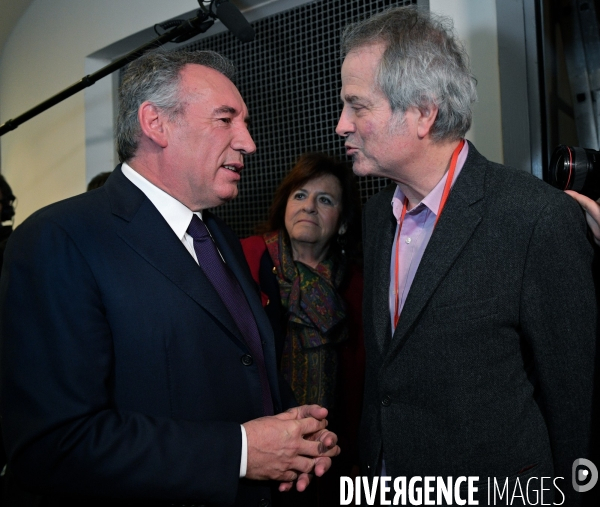 François Bayrou avec Franz Olivier Giesbert