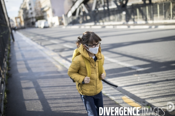 Reconfinement Sur le chemin de l école