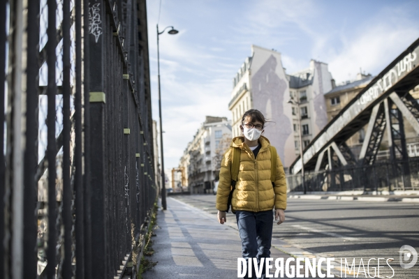 Reconfinement Sur le chemin de l école