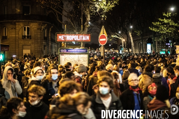 Manifestation contre le projet de loi  Securité Globale 