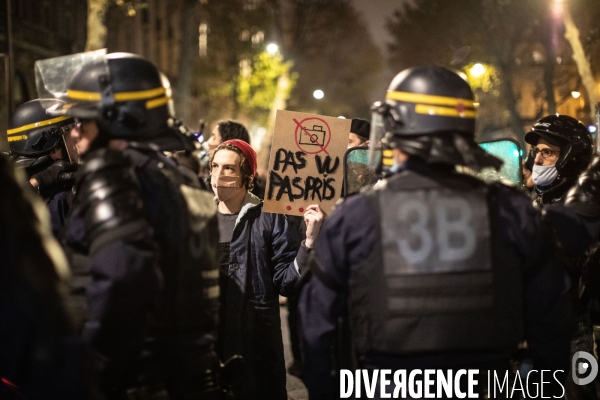 Manifestation contre le projet de loi  Securité Globale 