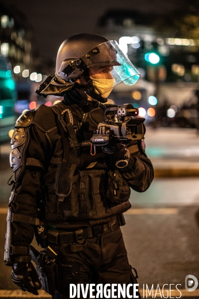 Manifestation contre le projet de loi  Securité Globale 