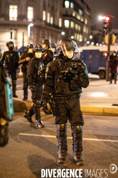 Manifestation contre le projet de loi  Securité Globale 