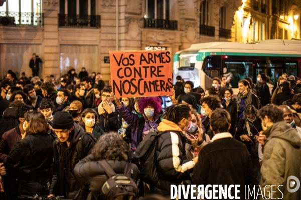 Manifestation contre le projet de loi  Securité Globale 