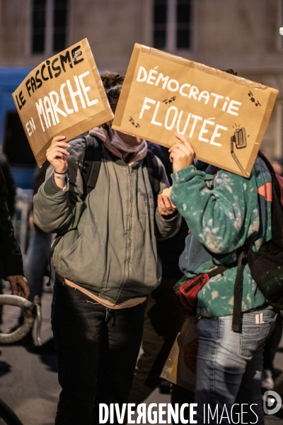 Manifestation contre le projet de loi  Securité Globale 