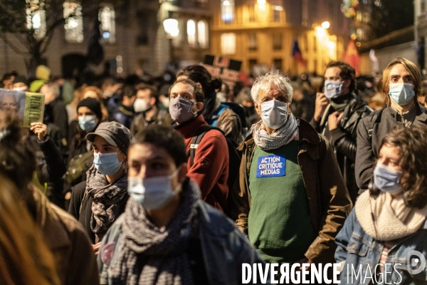 Manifestation contre le projet de loi  Securité Globale 