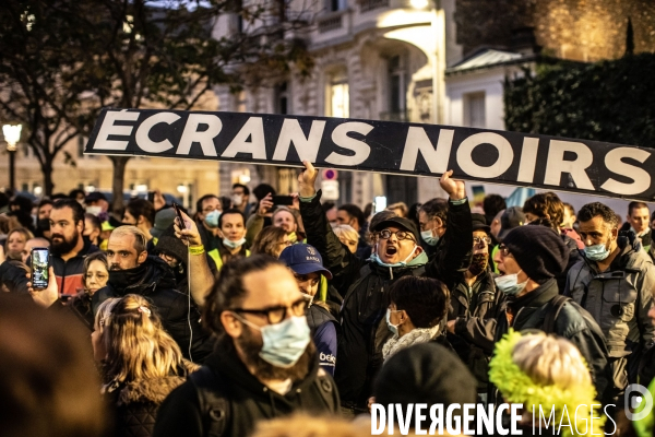 Manifestation contre le projet de loi  Securité Globale 