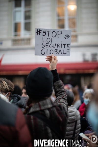 Manifestation contre le projet de loi  Securité Globale 