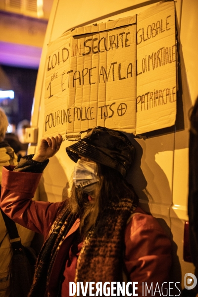 Manifestation contre le projet de loi  Securité Globale 