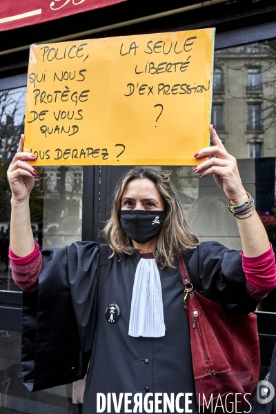 Manifestation  contre le projet de loi de Sécurité globale