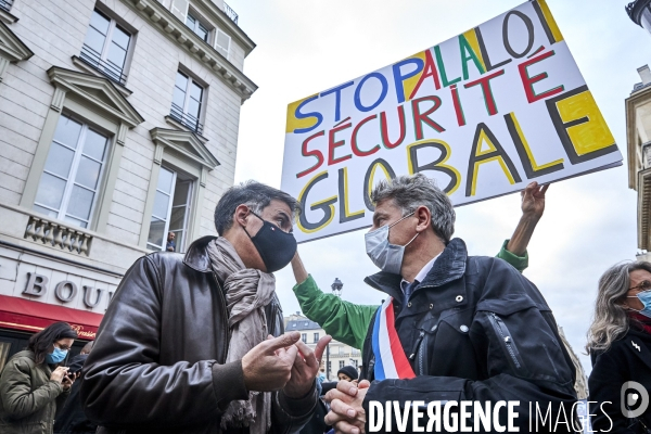 Manifestation  contre le projet de loi de Sécurité globale