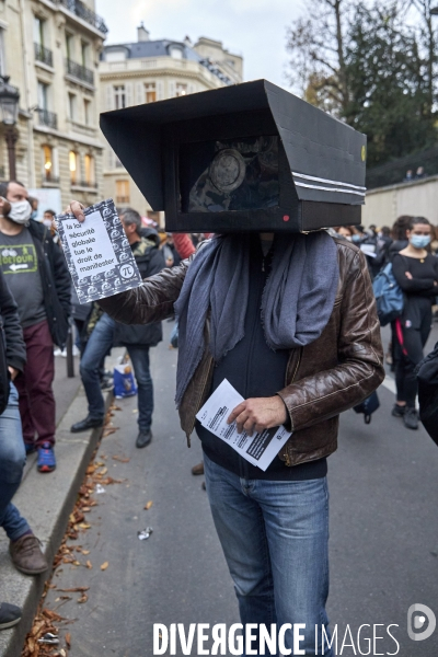 Manifestation  contre le projet de loi de Sécurité globale