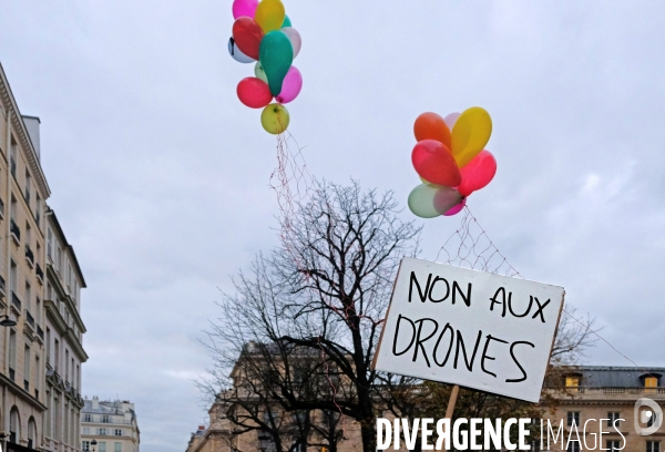 Manifestation contre le projet de loi Sécurité Globale 
