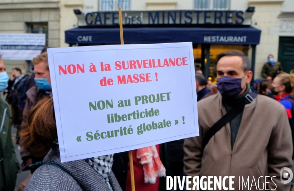 Manifestation contre le projet de loi Sécurité Globale 